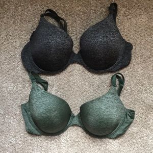 Victoria Secret 36C T Shirt Bra Uplift Semi Demi